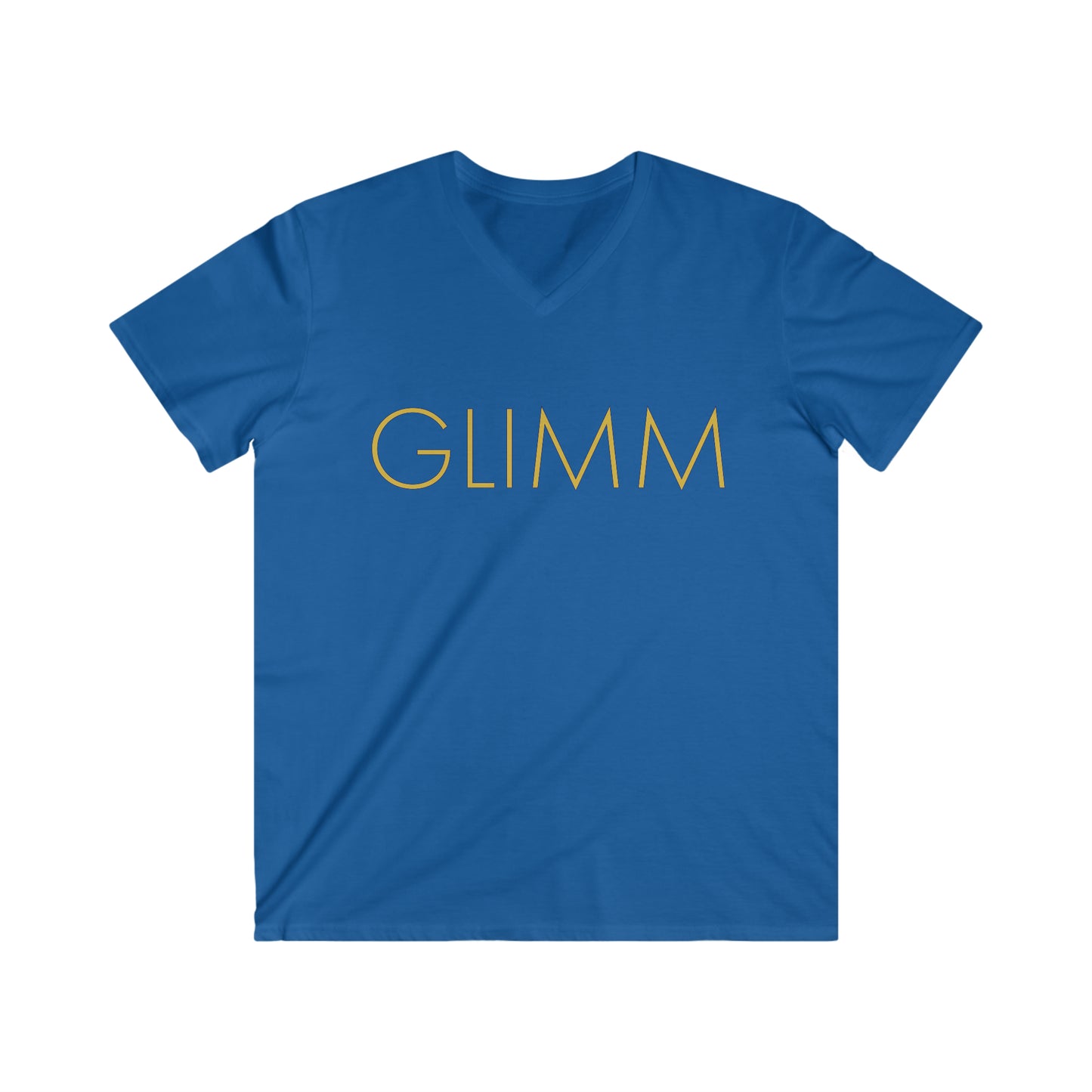 CB GLIMM, Men's Fitted V-Neck Short Sleeve Tee