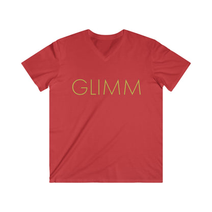 CB GLIMM, Men's Fitted V-Neck Short Sleeve Tee