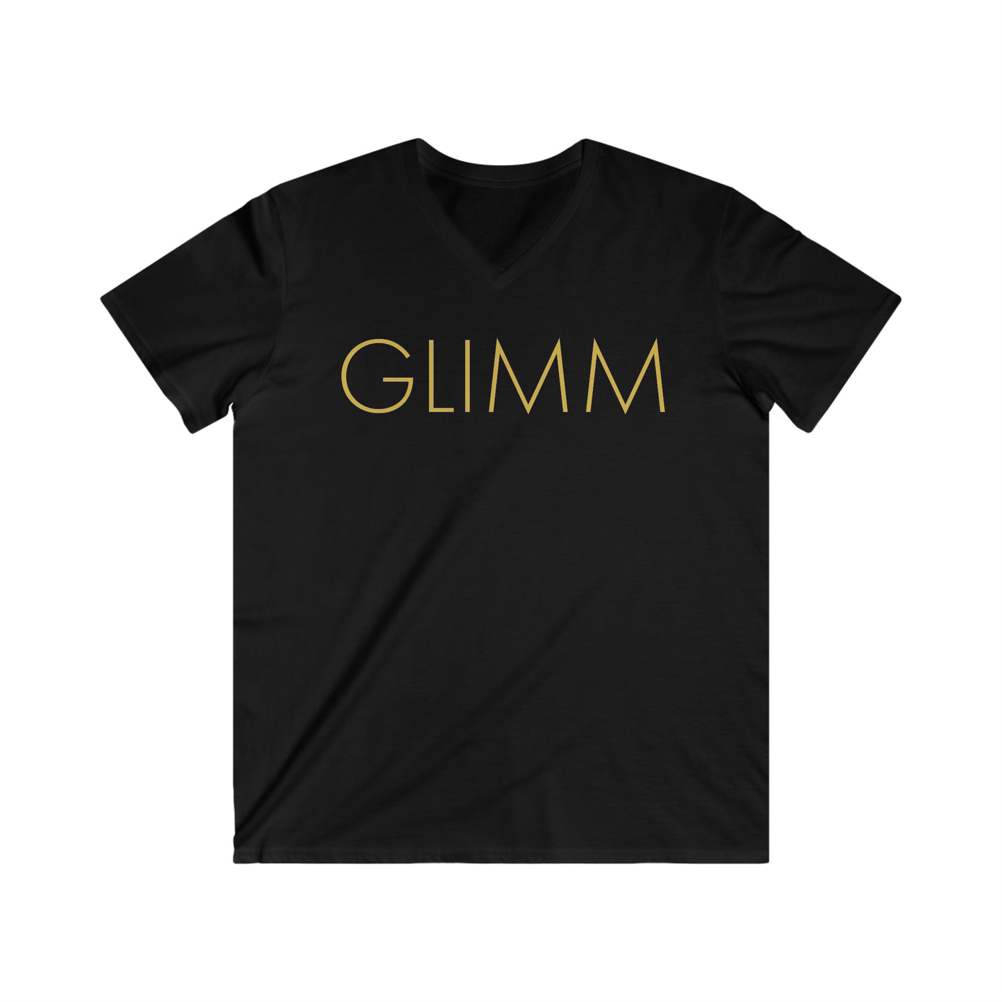 ART GLIMM, Men's Fitted V-Neck Short Sleeve Tee