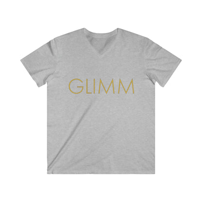 BR GLIMM, Men's Fitted V-Neck Short Sleeve Tee