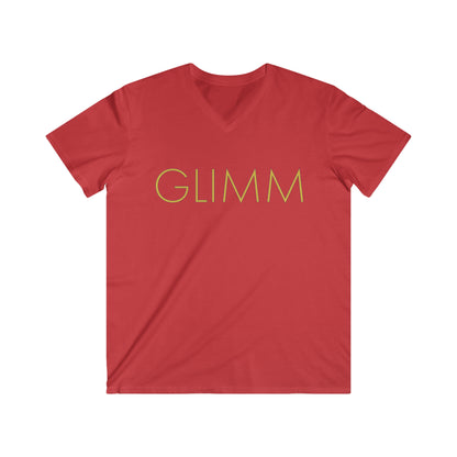 BL GLIMM, Men's Fitted V-Neck Short Sleeve Tee