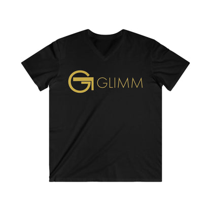 PLA GIMM, Men's Fitted V-Neck Short Sleeve Tee