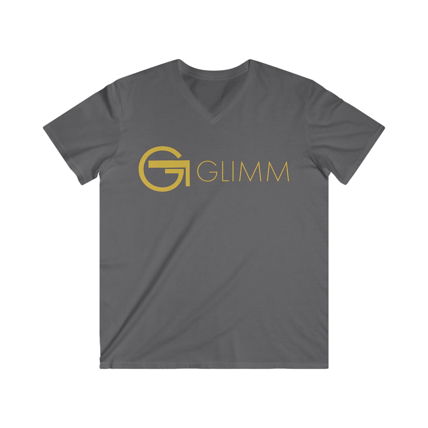 Colours GLIMM, Men's Fitted V-Neck Short Sleeve Tee