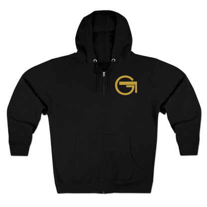 GLITCH GLIMM, Premium Full Zip Hoodie