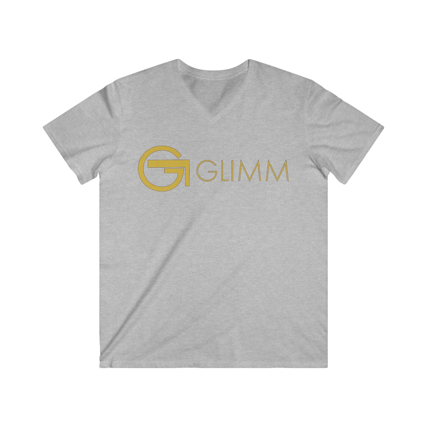 Colours GLIMM, Men's Fitted V-Neck Short Sleeve Tee