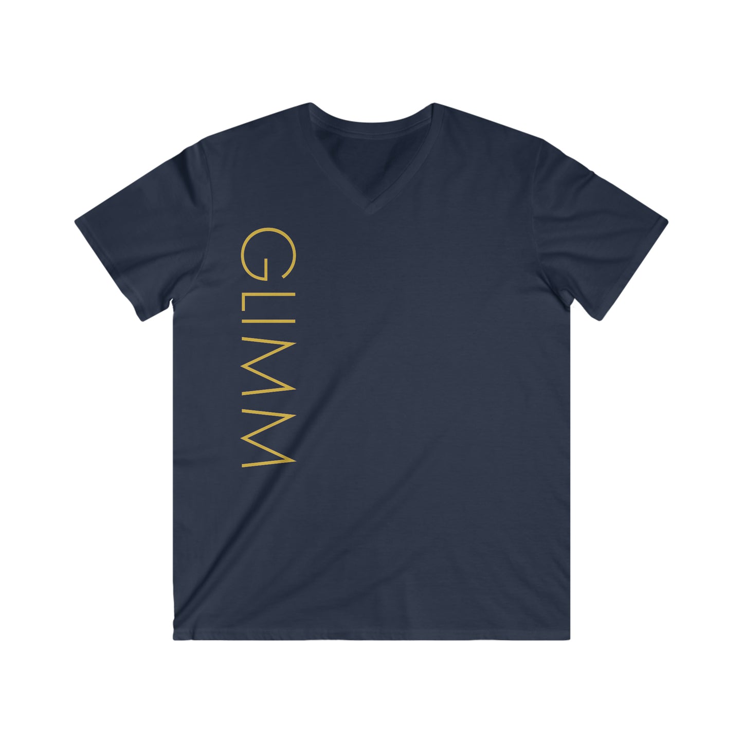 x GLIMM, Men's Fitted V-Neck Short Sleeve Tee